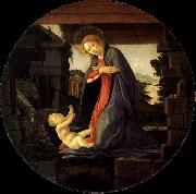 BOTTICELLI, Sandro The Virgin Adoring the Child Spain oil painting artist